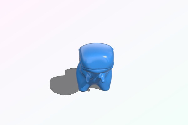 Tiny T-Rex (Partially Hollow for Balance) | 3d print model
