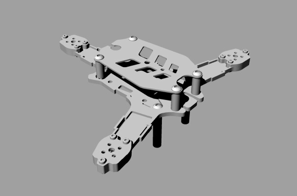 CMB 140 Y6 - micro brushless fpv multirotor | 3d print model