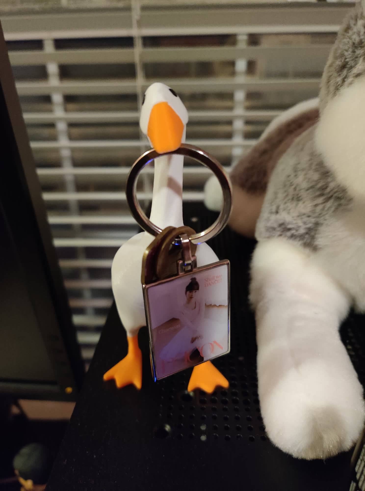 Entitled Goose Keyholder - Honk if Thatcher's Deid