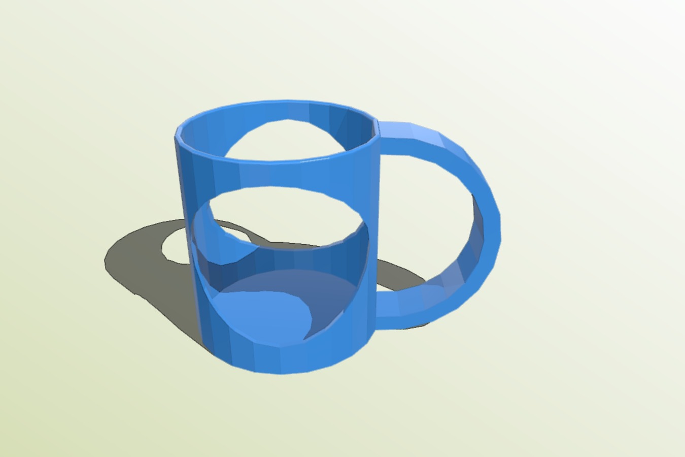 Simple Glass 2 Mug Cupholder