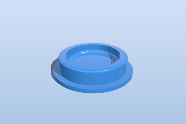 3" Desk hole plug | 3d print model