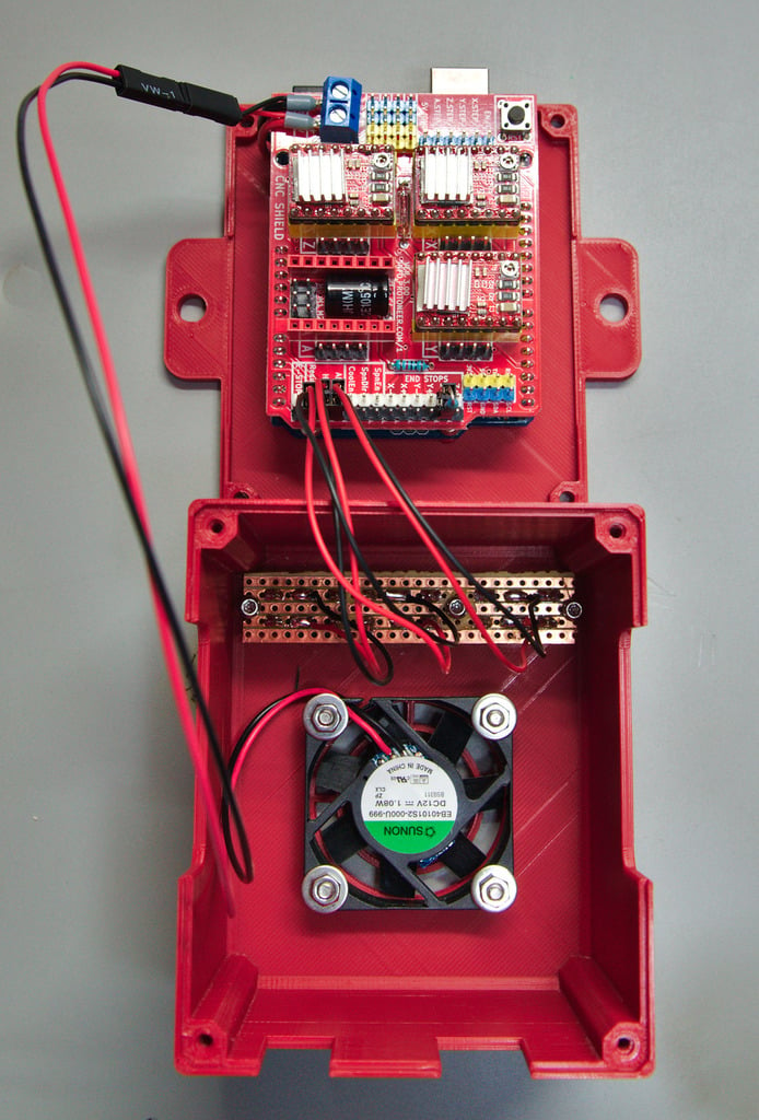 Arduino Uno + CNC Shield v3 case