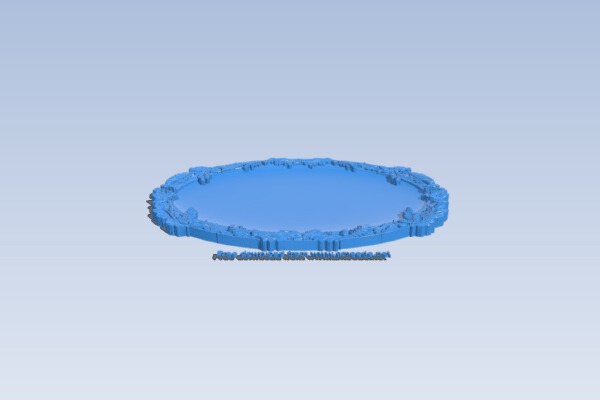 Mirror frame pattern | 3d print model