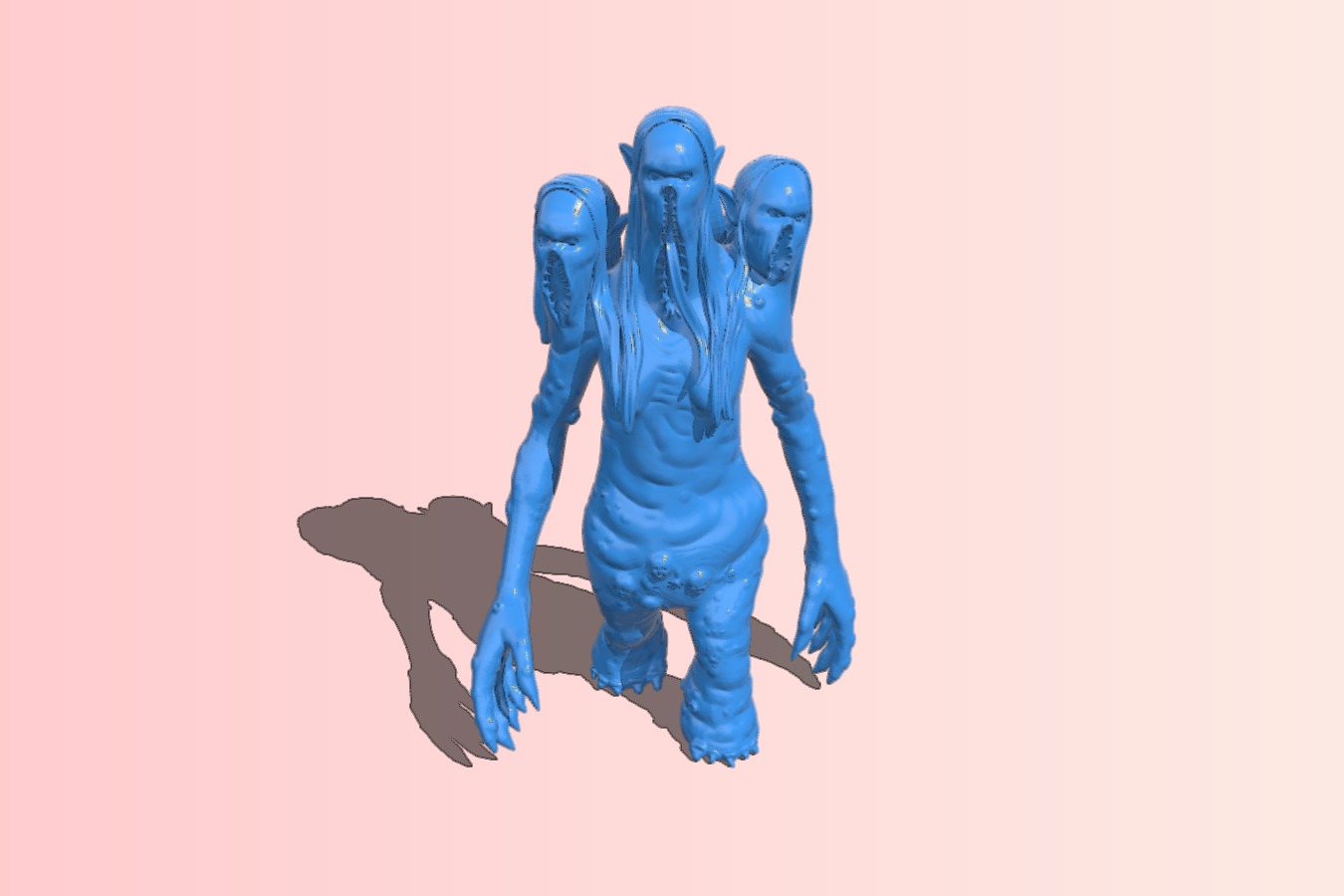 Three-headed devil