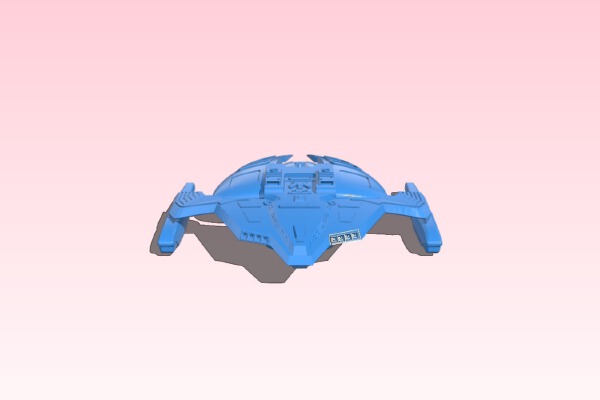 Star Trek Jem Hadar Fighter 1:2000 | 3d print model