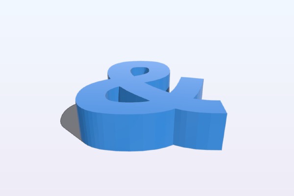 Ampersand Series | 3d print model