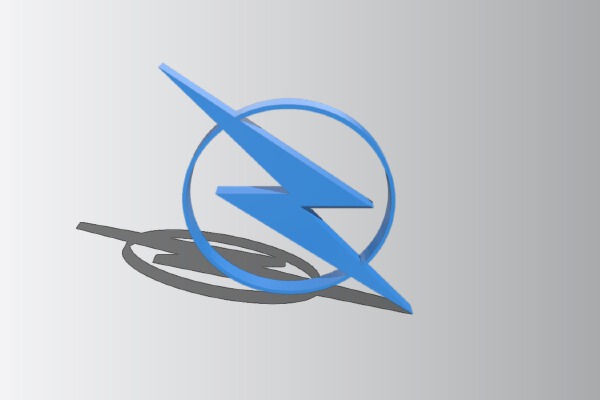 Flash Symbol | 3d print model