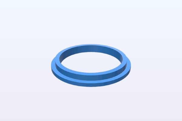 Spare gasket for Coleman SaluSpa | 3d print model