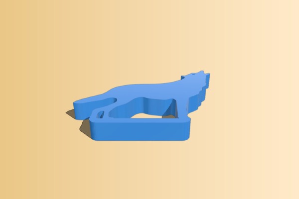 Wolf Toy for babies. | 3d print model