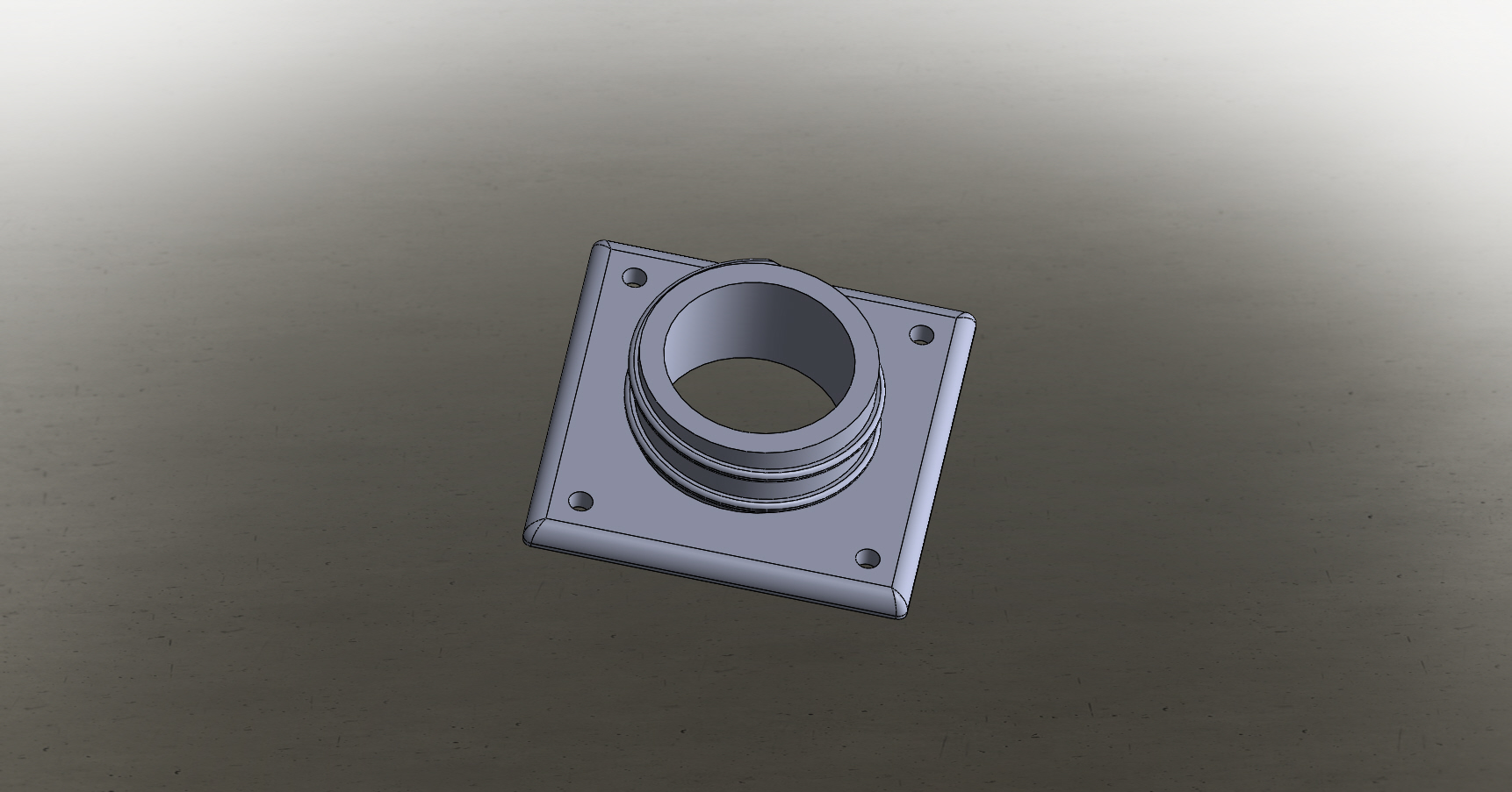 CNC enclosure 2.500 hose bulkhead