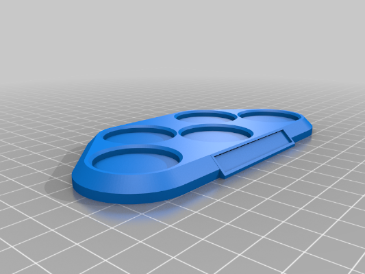 Legion 5 figure display (27mm base) | 3d print model