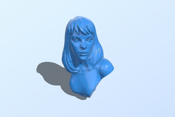 Mary Jane statue bust | 3d print model