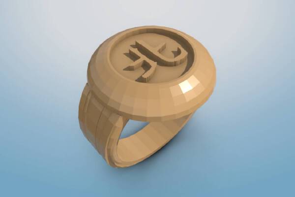 Naruto: Akatsuki Kakuzu Ring | 3d print model