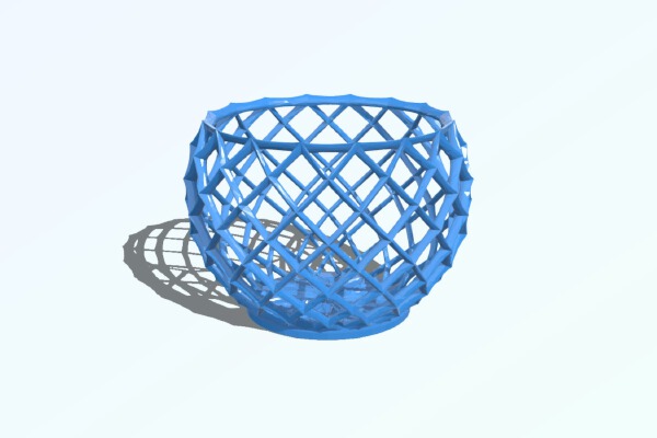 Nonwoven Basket_Bowl | 3d print model