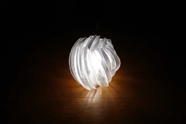 von Koch fractal vase - lamp | 3d print model
