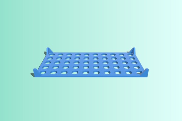 50 space ER16 Collet Rack | 3d print model