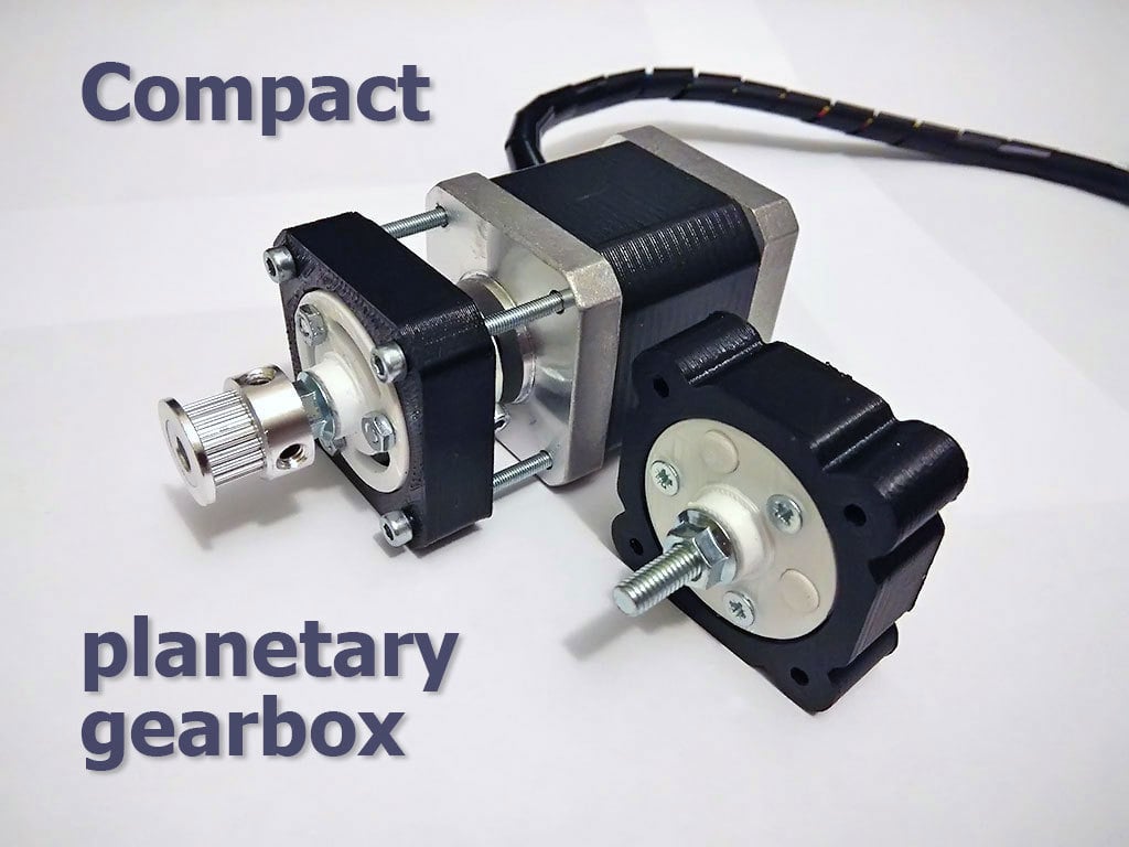 Compact planetary gearbox