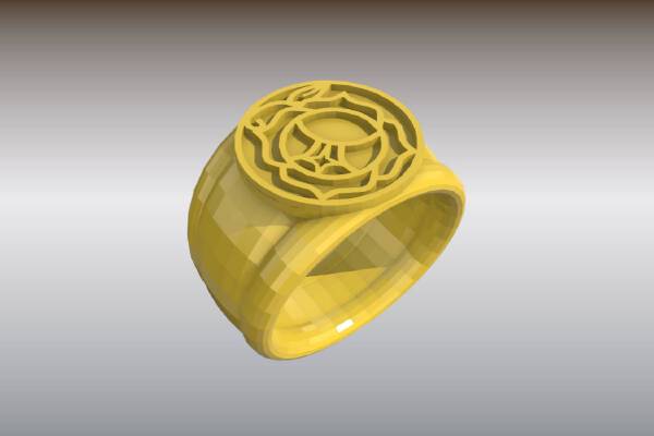 Rose Seal Ring | 3d print model