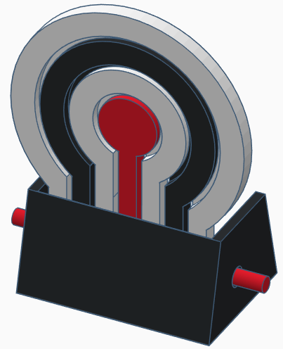 Tiltable target