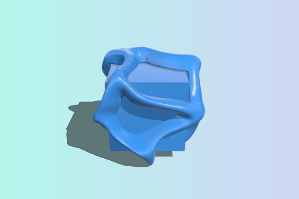 Cube in Vine | 3d print model