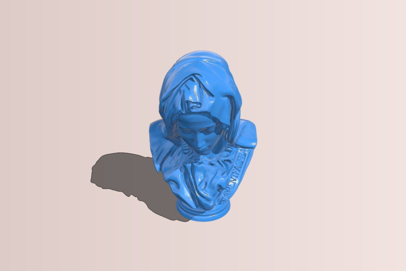 Bust of Mary from Pietà