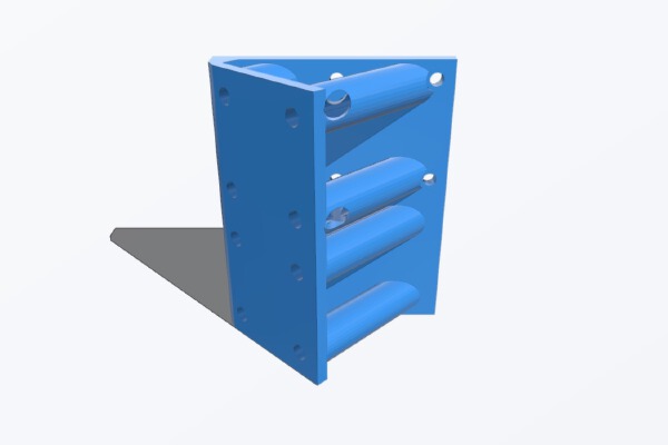 45°degree bracket for my CNC3DPrinter | 3d print model