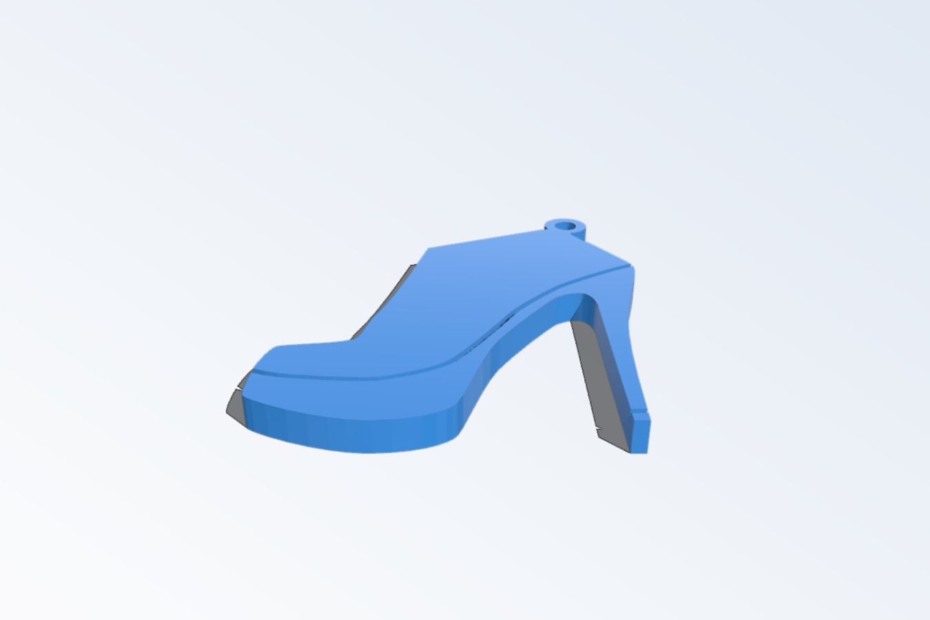 High heel tronchetto keychain