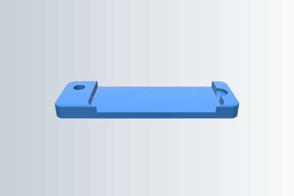 Iphone 6 (s) dock peugeot 206 (replaces radio) | 3d print model
