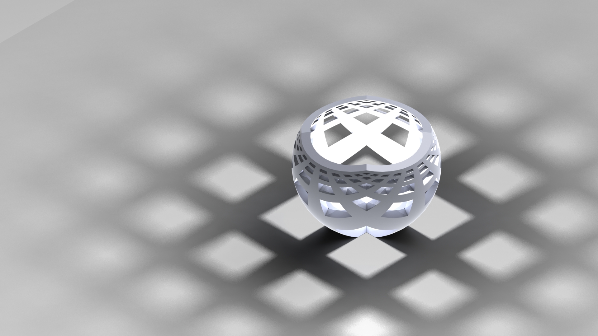 Geometric Shadow Globe