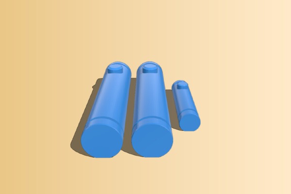 Destiny Warlock Belt Cylinders | 3d print model