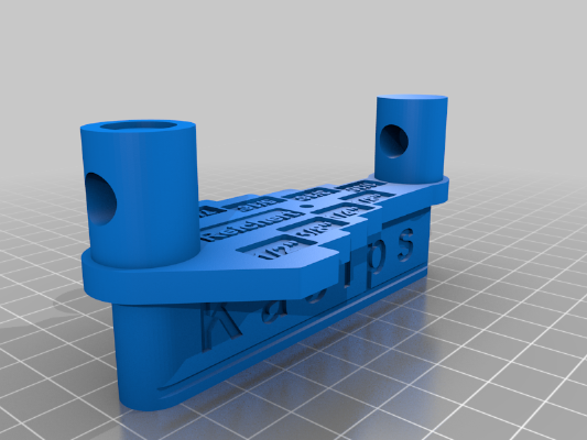 Center Scribe - inches and mm | 3d print model