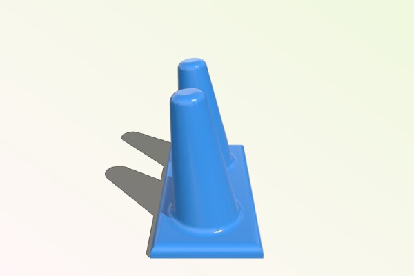 Dual Ring Stand | 3d print model