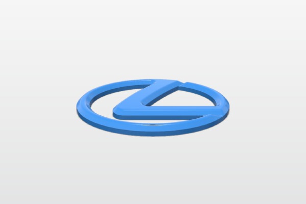 Lexus Logo Key Fob | 3d print model