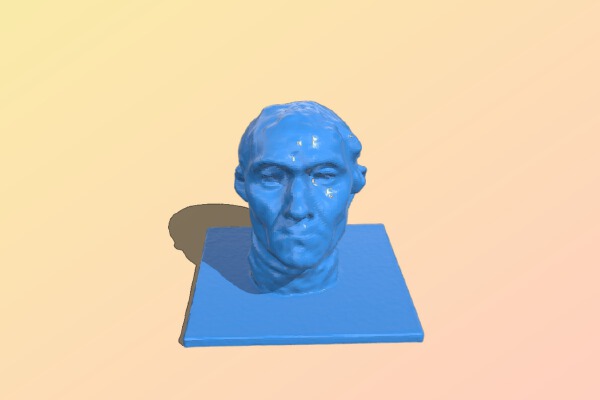 Monumental Head of Jean d’Aire, Rodin, Portland Art Museum | 3d print model