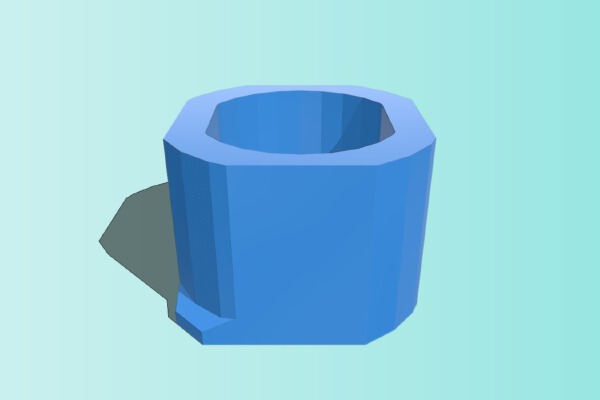 Simple Rounded edge chunky Container | 3d print model