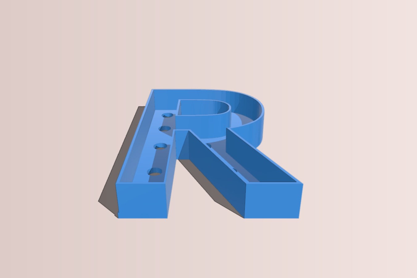 Marquee Letter R