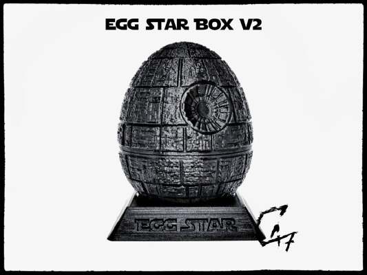 Egg Star Box - Death Star Easter Egg | 3d print model