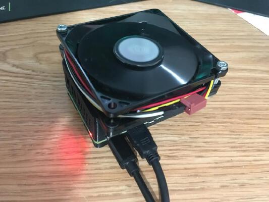 Compact Raspberry Pi 4 case with 80mm fan mount | 3d print model