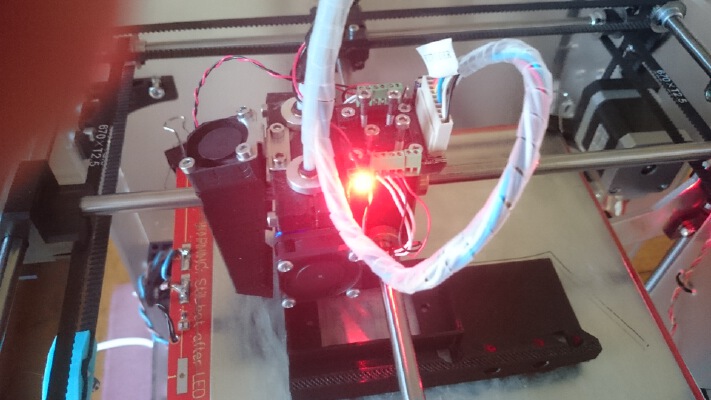 Adjustable e3d v6 mount for Vertex K8400 | 3d print model