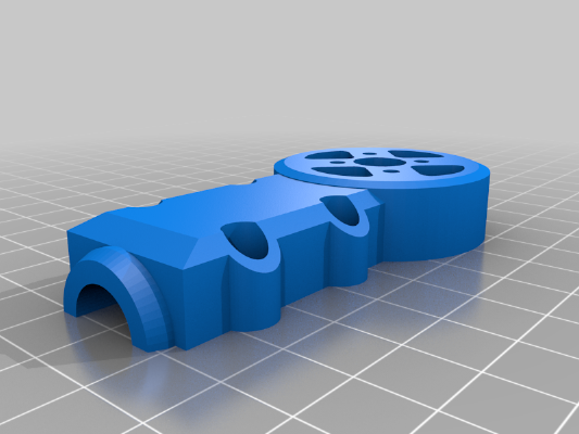 8X 12 mm carbon tube motor mount | 3d print model