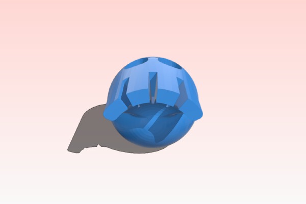 Skull Keychain | 3d print model
