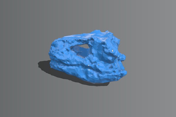 Allosaurus Skull | 3d print model