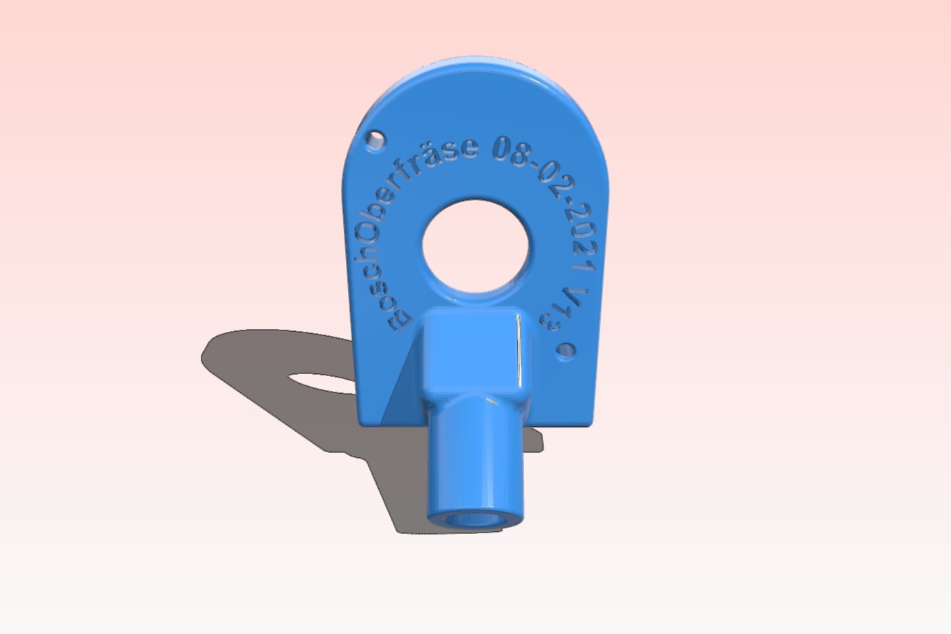 Dust Port Attachment for Bosch POF 1200 Plunge Base Router