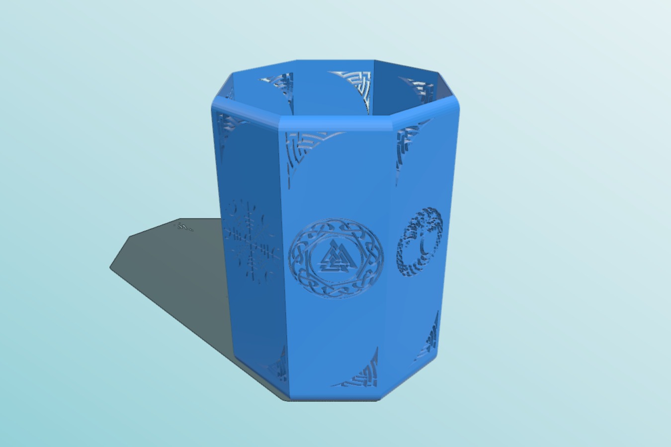 Pen cup : Viking