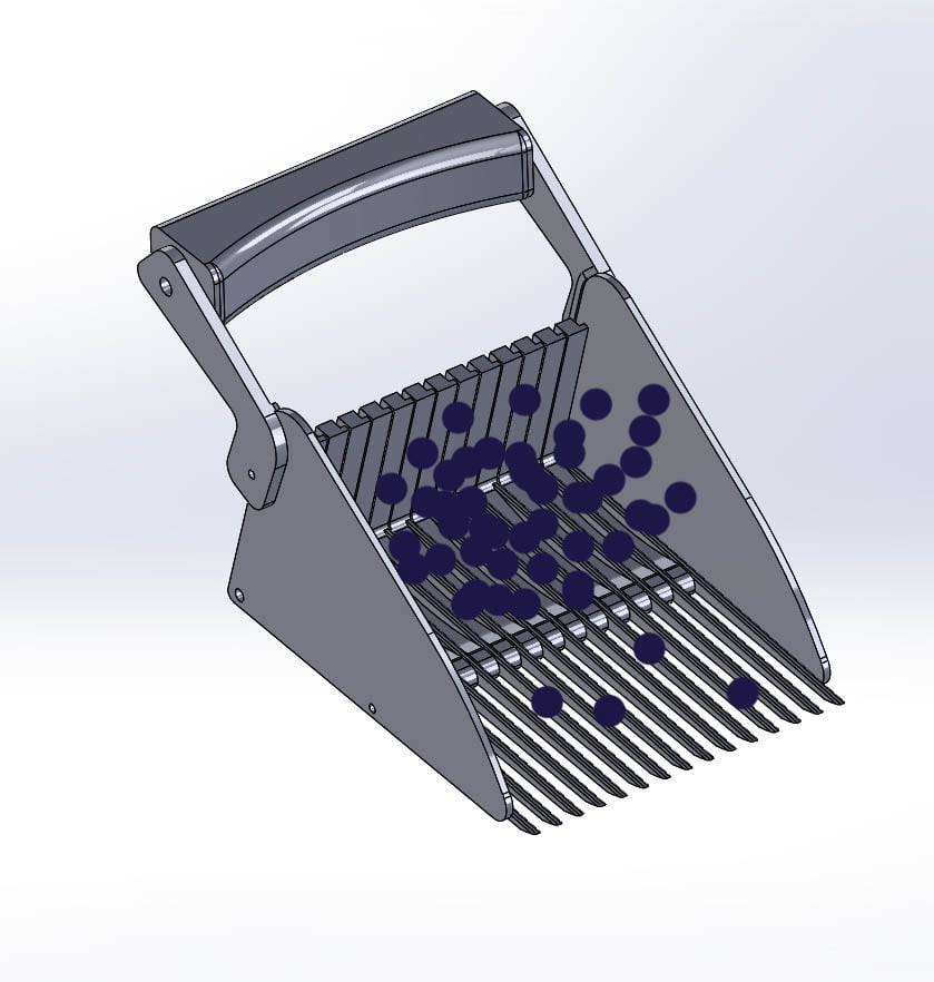 Blueberry rake