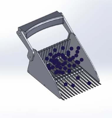 Blueberry rake | 3d print model