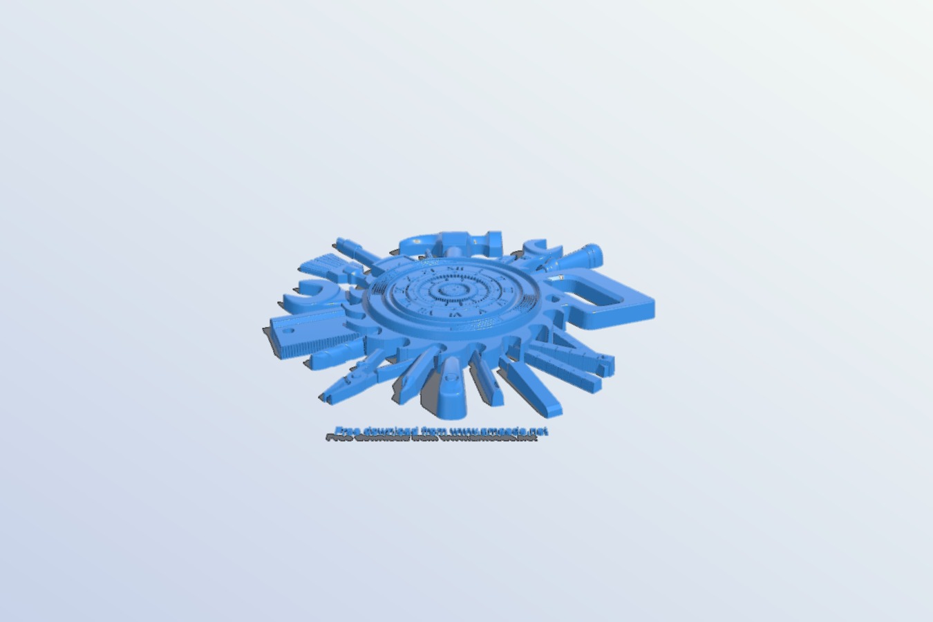 Wall clock pattern