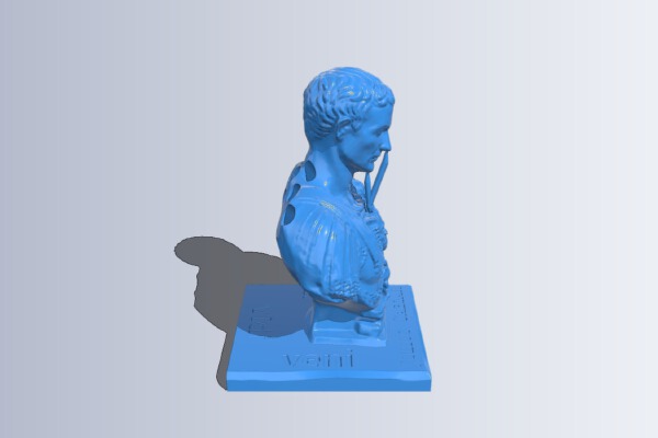 Julius Caesar Pencil Holder (Text Added) | 3d print model