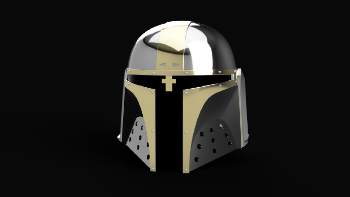 Mando Helmet "The Paladin" | 3d print model