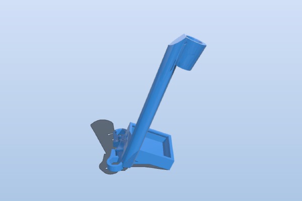 ImpulseRC Apex Crossfire Diversity GPS Holder analog | 3d print model